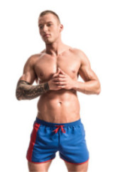 Maudymosi šortai Curso Mėlyna