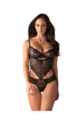 Kūno triko Alluria Juoda