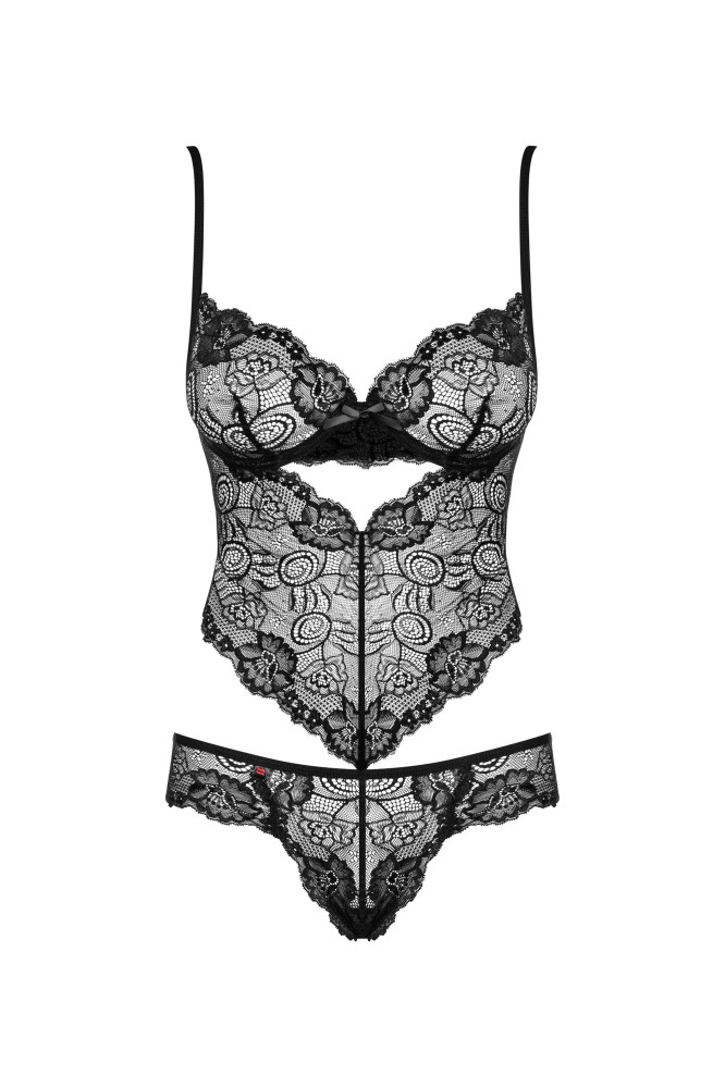 Kūno triko Alluria Juoda