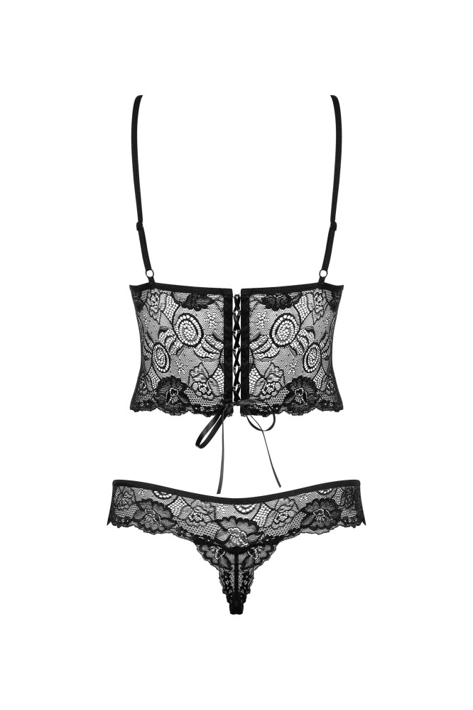 Kūno triko Alluria Juoda