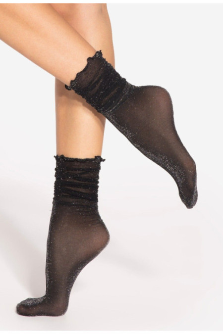 Kojinės Spring Vibes 08 30 Den Juoda-Silver