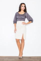 Marškinėliai Jordana M029 Pilka