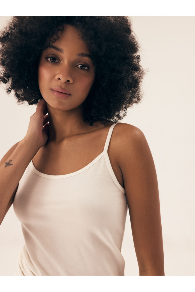 Apatiniai marškinėliai Mėlyna 42861-K001 Ecru