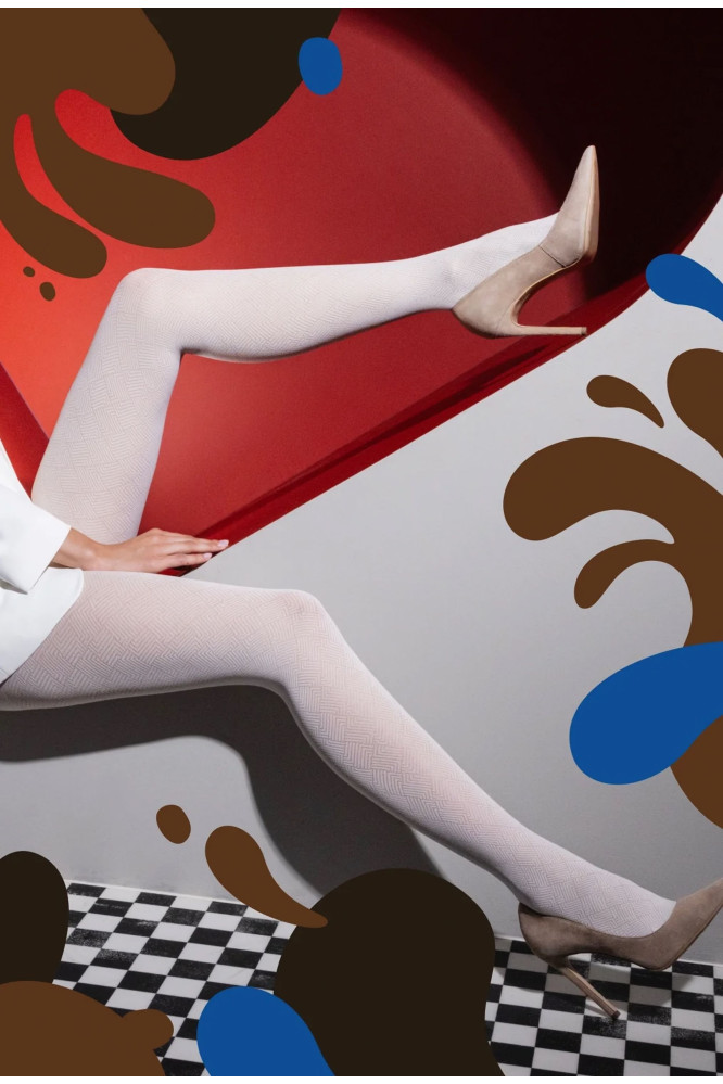 Pėdkelnės   Wedel Tights 40 02 Balta Choco