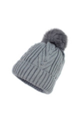 Kepurė Perełkowy Urok Pilka