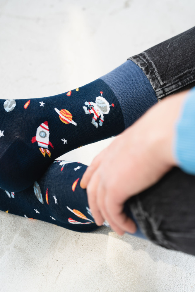 Kojinės 084-014 Mėlyna