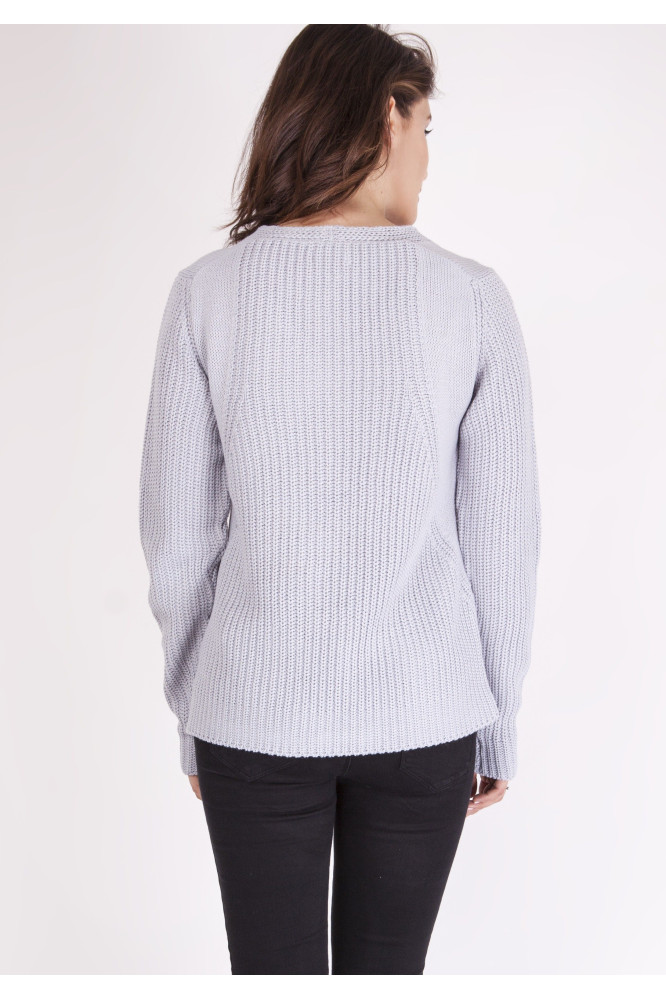 Megztinis Victoria SWE 123 Šviesus Pilka