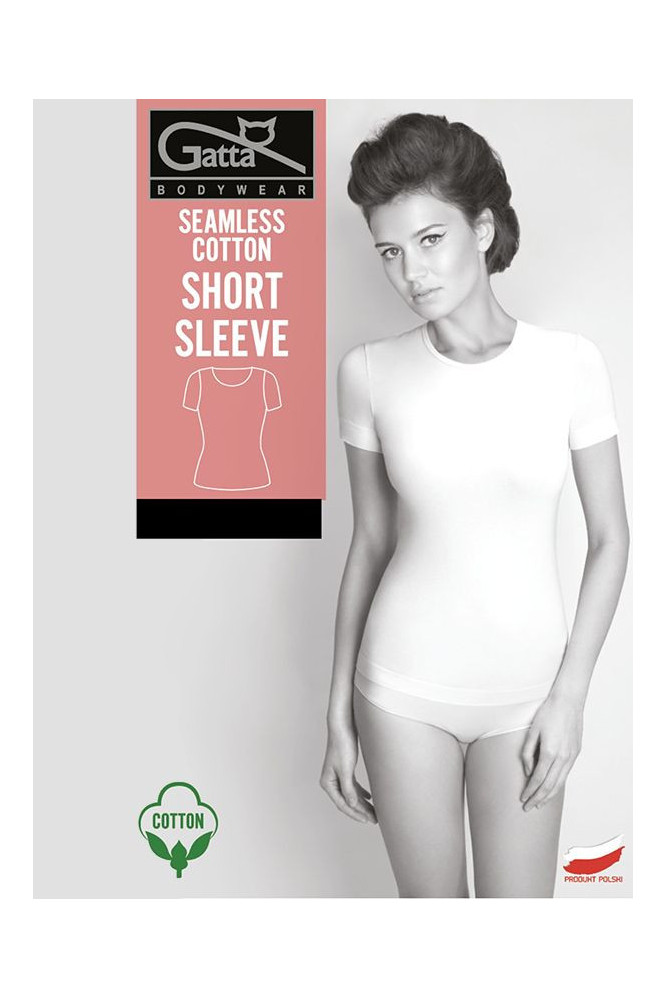 Marškinėliai Short Slevee Cotton - juoda
