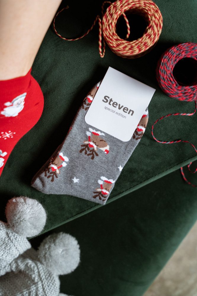 Kojinės 136-004 melandžas Pilka