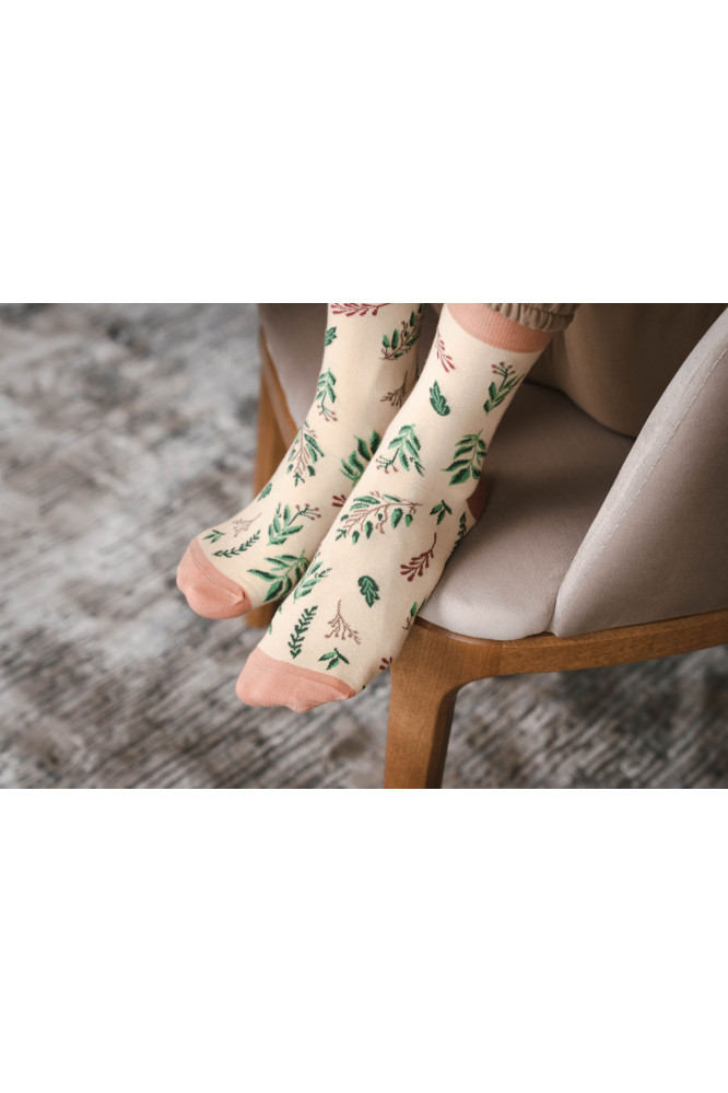 Kojinės 017-013 Ecru