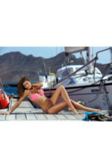 Maudymosi kostiumėlis Shirley Tamsus Taupe-Rosella M-455 (3)