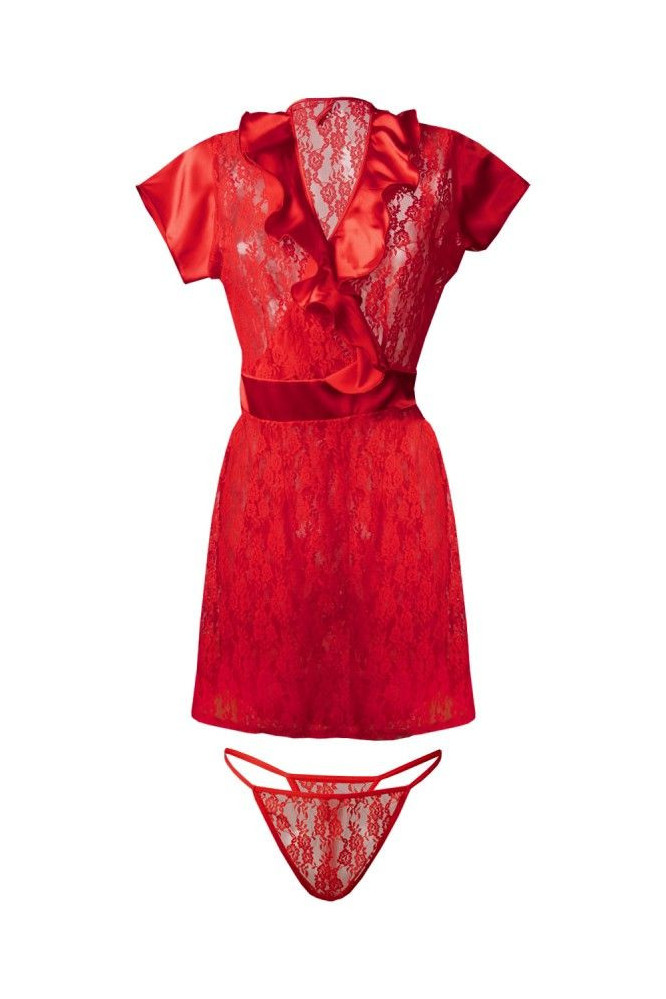 Chalatas Mia Raudona