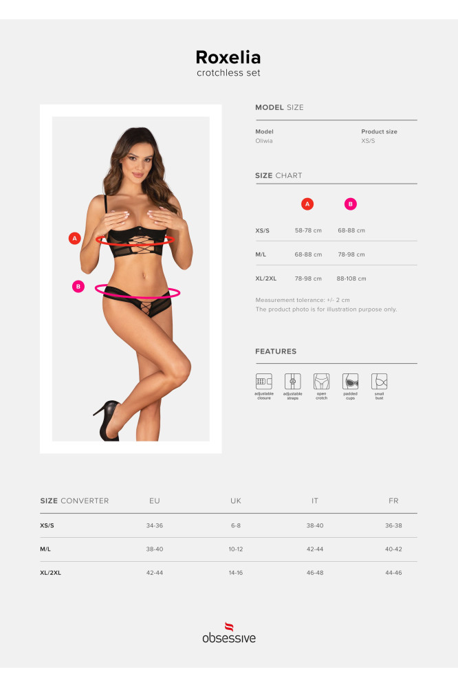 Komplektas Roxelia 2-jų dalių Atvira