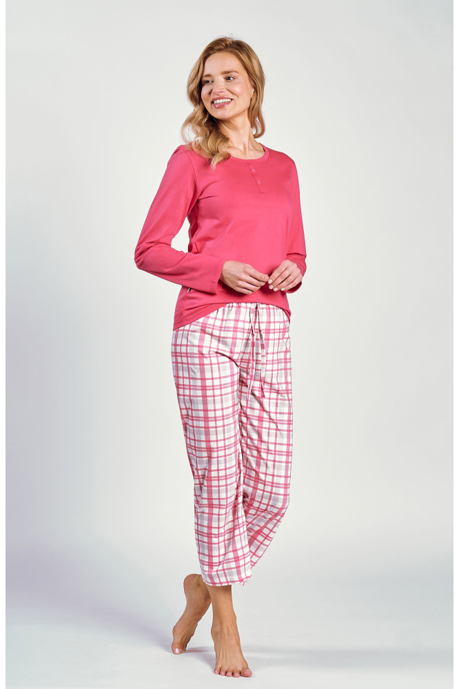 Pižama Daphne 3222 Fuksijų