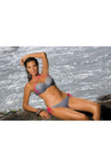 Maudymosi kostiumėlis Holly Juoda-Nectarine M-346 (4)