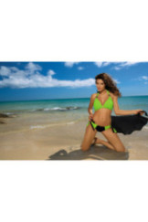 Maudymosi kostiumėlis Roxie Juoda-Smile M-326 Žalias z Juoda (101)