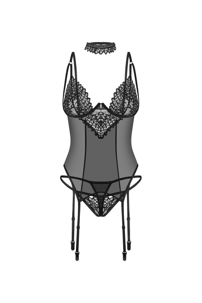 Korsetas Donarella + Siaurikės (stringai)