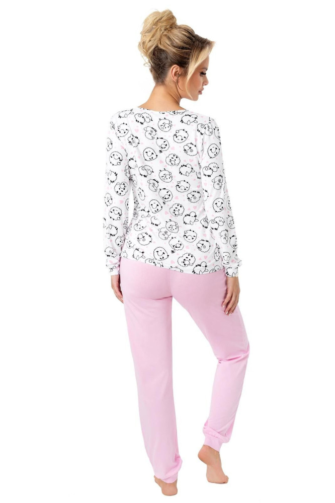 Pižama Sheep Long Rožinė