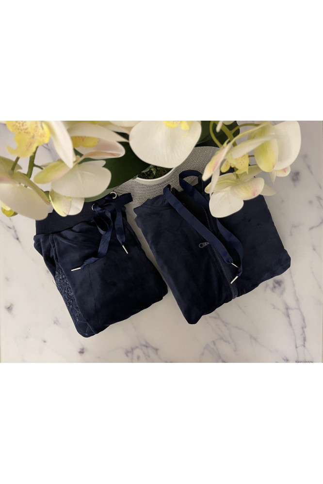 Dres welurowy 5th Avenue Royal Mėlyna WJ8798