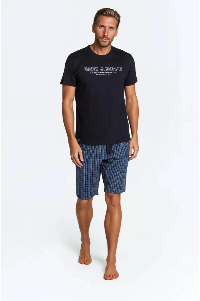 Pižama Dojo 38883-99X Juoda-Mėlyna