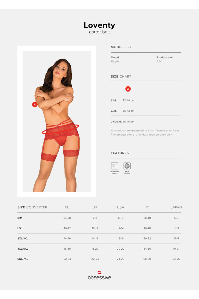 Juosmenėlis iki Kojinės Loventy