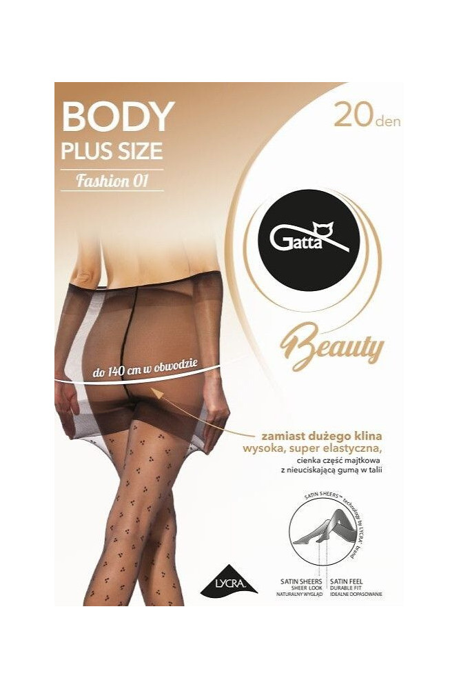 Pėdkelnės   Kūno triko Plus Size 01 20 Den