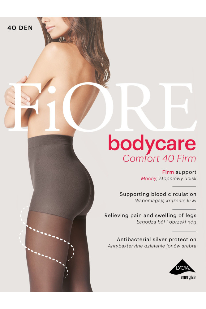 Pėdkelnės   Kūno triko Care Comfort Firm 40 Den - smėlio