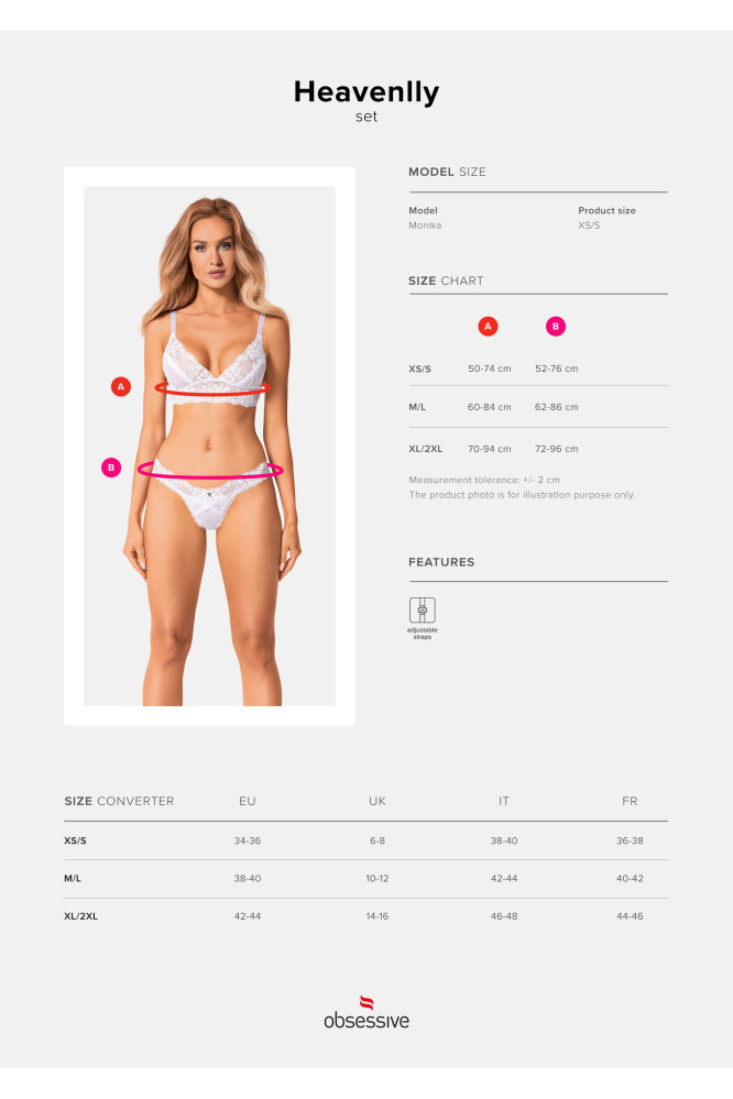 Komplektas Heavenlly 2-jų dalių