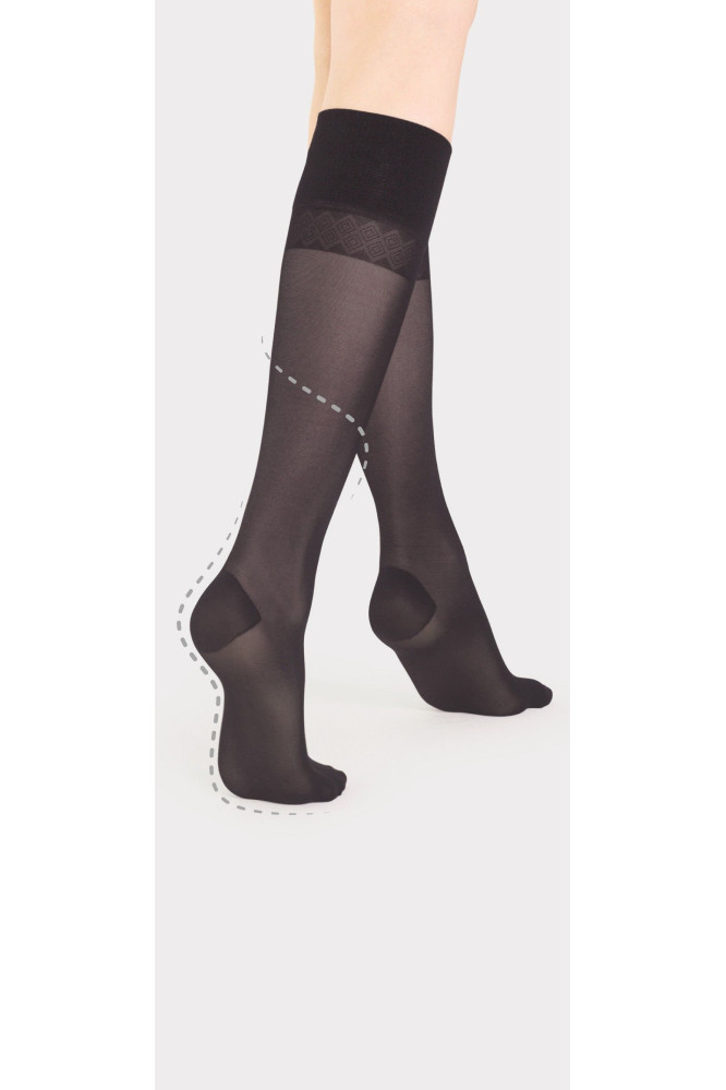 Kojinės iki kelių Kūno triko Care Travel Firm 40