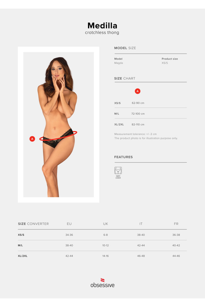 Siaurikės (stringai) Medilla Atviros