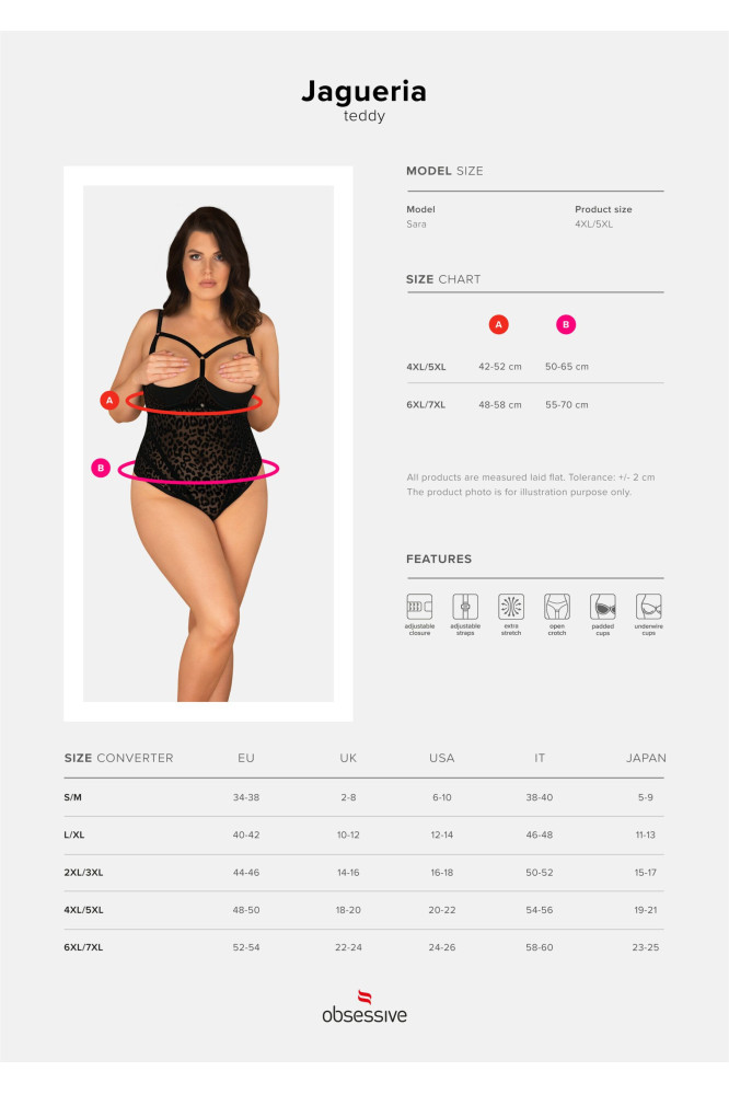 Kūno triko Jagueria Atviros