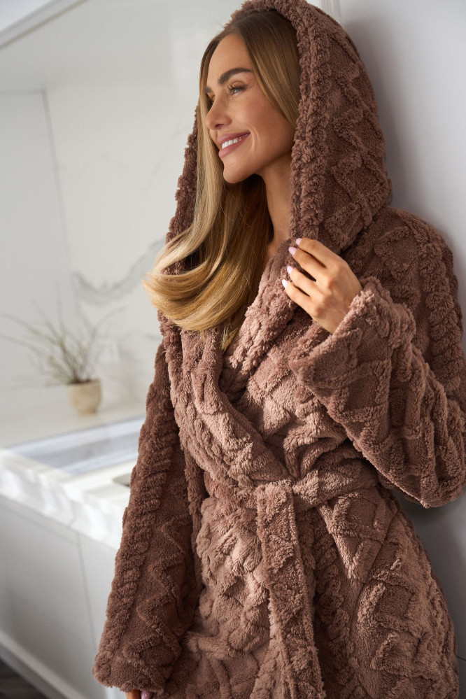 Chalatas 2401 Geo Šokoladinis