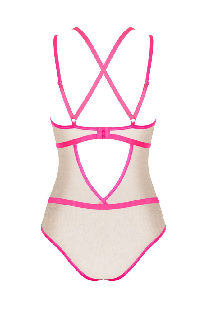 Kūno triko Nudelia Smėlio-Rožinė