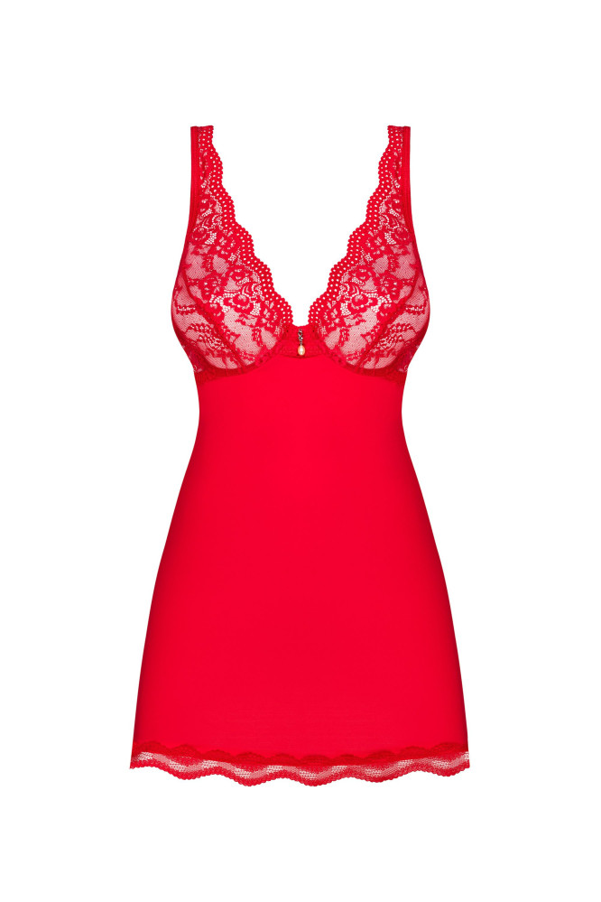 Naktinukai Luvae Babydoll Czwerwona siaurikės dovanų!