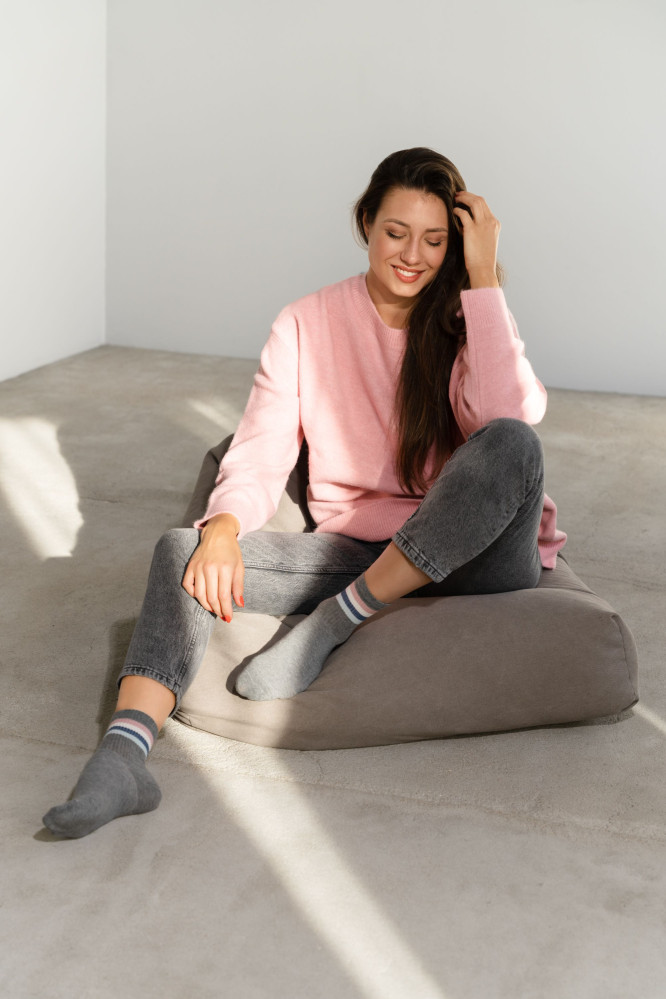 Kojinės 026-224 melandžas Pilka