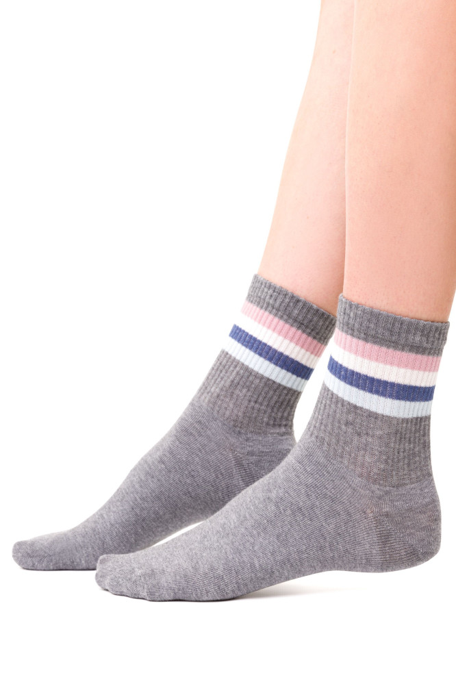 Kojinės 026-224 melandžas Pilka