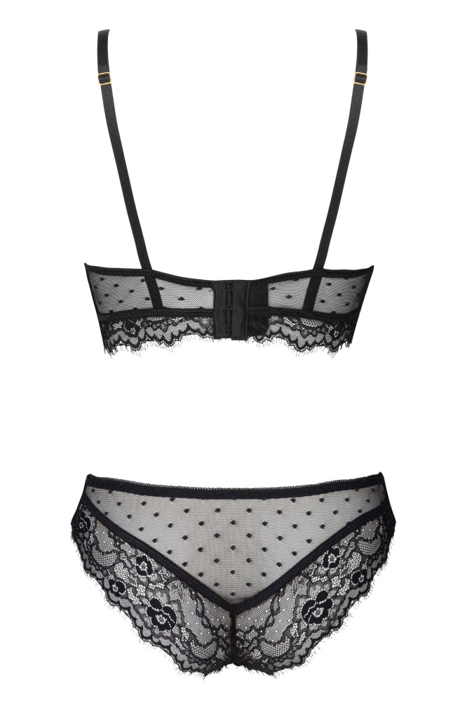 Komplektas Pine Juoda