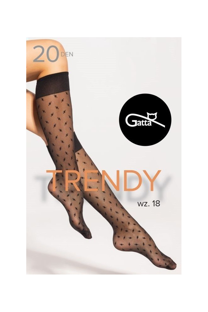 Kojinės iki kelių Trendy Line 18 20 Den