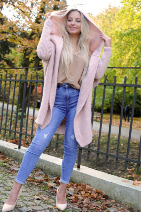 Kardiganas Paislee Purvina Rožinė