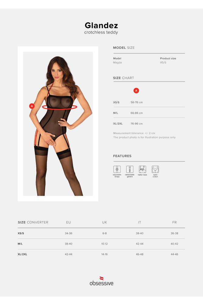 Kūno triko Glandez Atviros