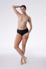 Siaurikės (stringai) Simple Maxi Juoda