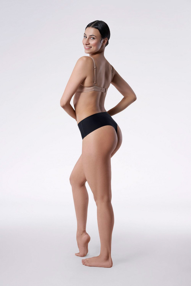 Siaurikės (stringai) Simple Maxi Juoda