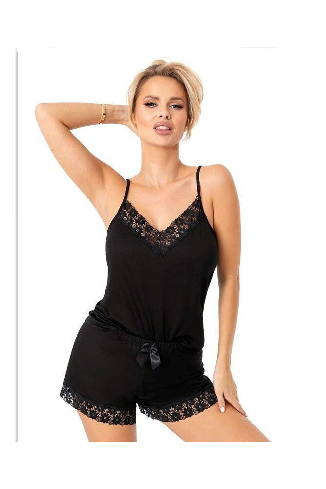 Pižama Niki Short Juoda
