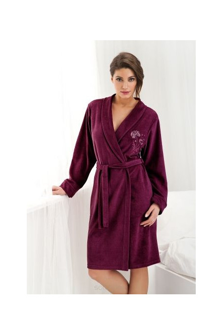 Chalatas Diana FR-107 Bordo