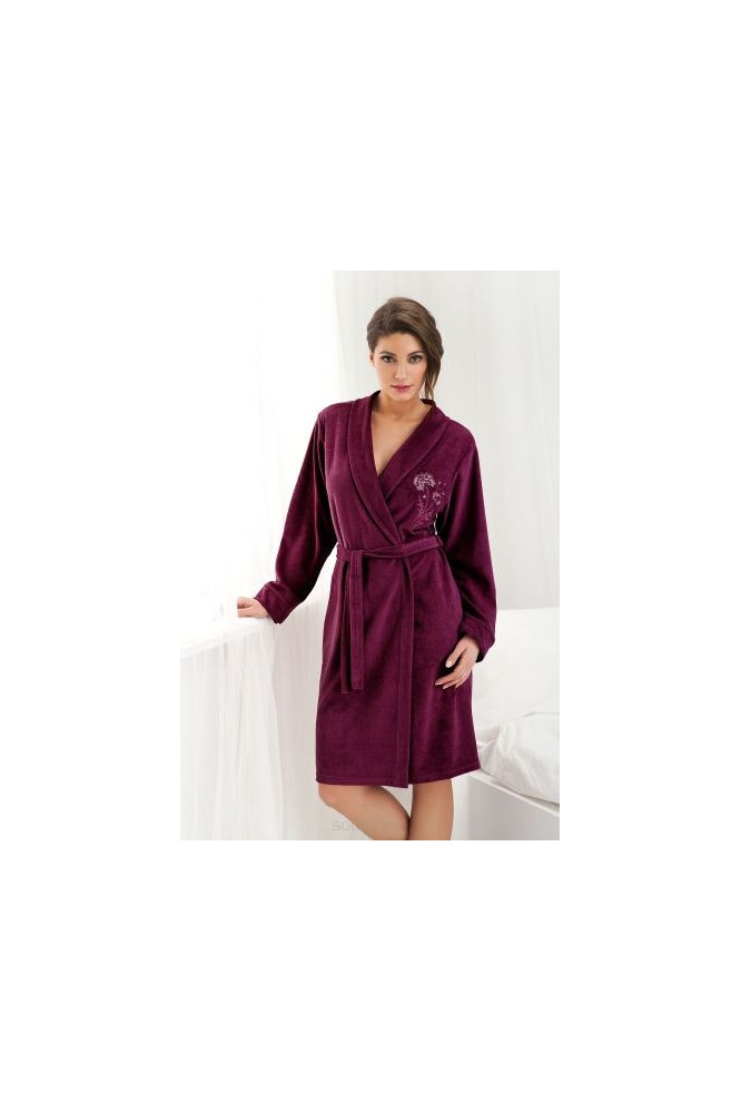 Chalatas Diana FR-107 Bordo