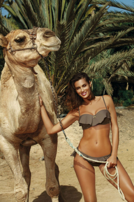 Maudymosi kostiumėlis Meredith Tamsus Taupe M-467 (7)