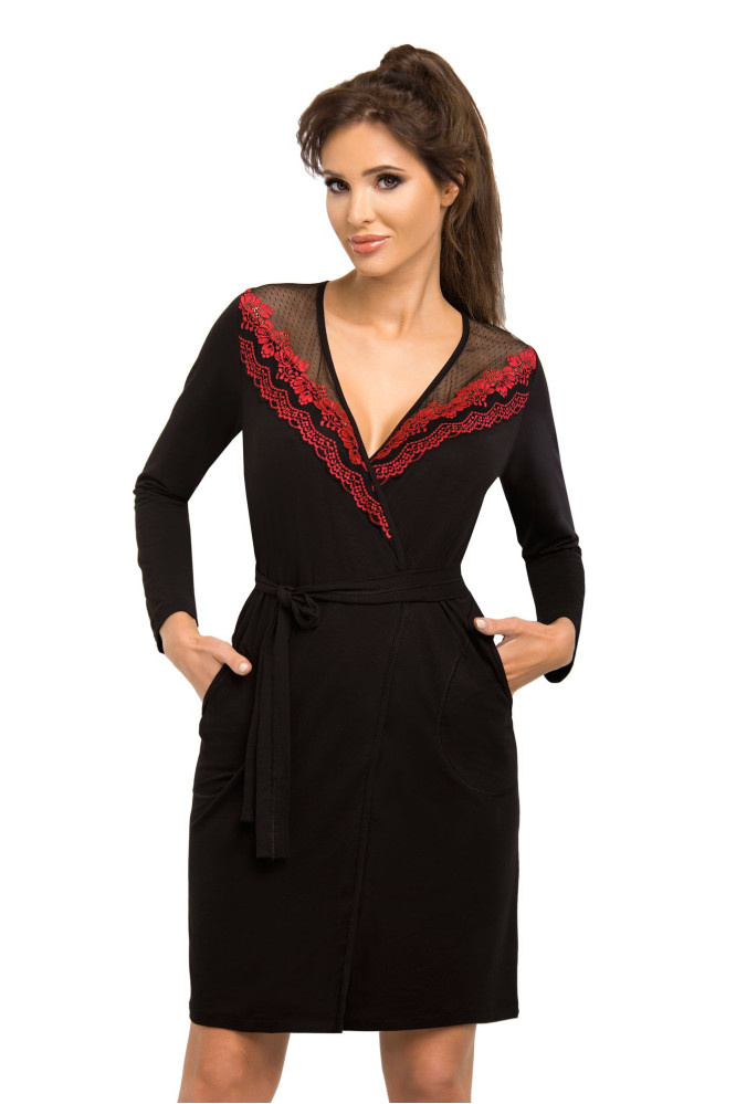 Chalatas Jasmine Juoda