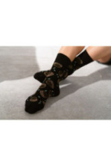 Kojinės Hamburgers 078-165 Juoda