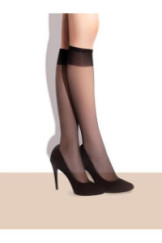 Kojinės iki kelių Pola 15 (Komplektas 2 sztuk) - tan