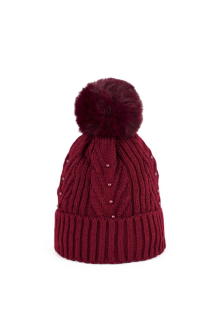 Kepurė Perełkowy Urok Raudona